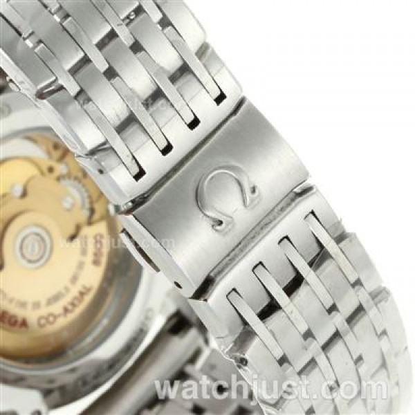 UK Best Quality Omega De Ville Replica Watches With Black Dials For Men