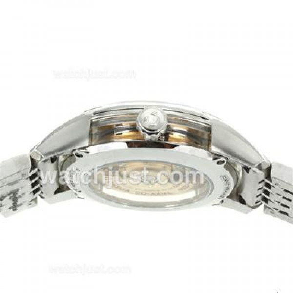 UK Best Quality Omega De Ville Replica Watches With Black Dials For Men