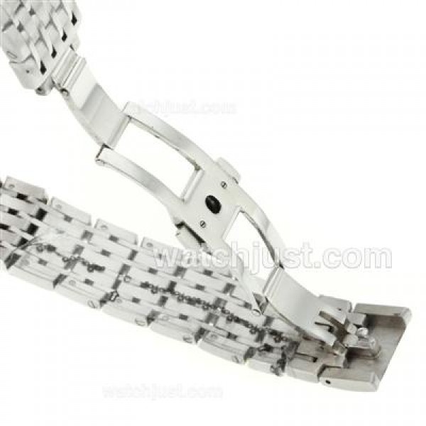 Swiss Made Omega De Ville Replica Watches With White Dials For Men