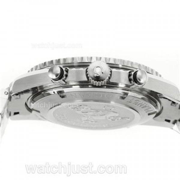 Omega Seamaster Planet Ocean Working Chronograph with Black Dial S/S