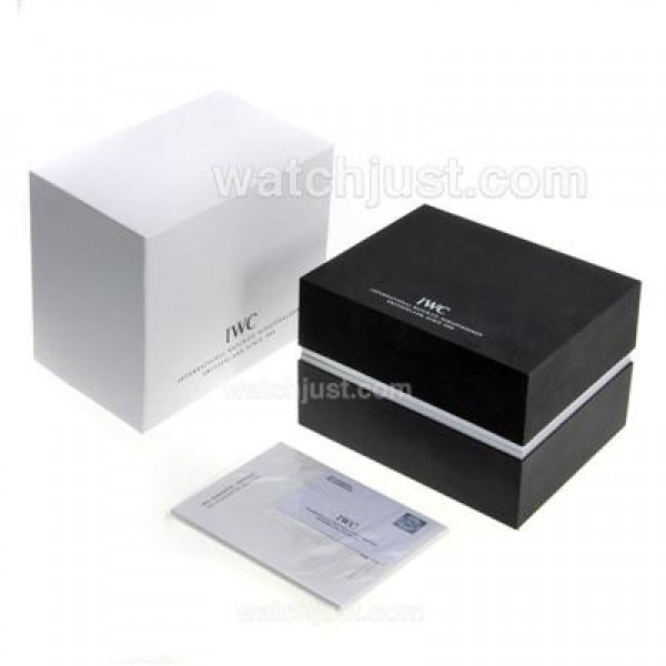 IWC High Quality Black Wooden Box Set with Guarantee