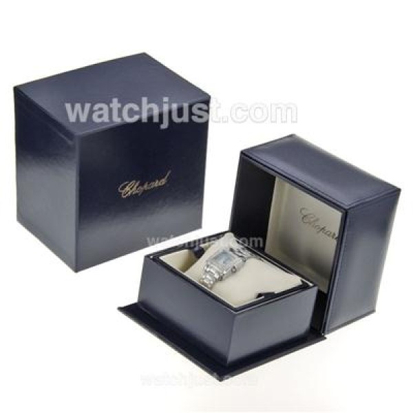 Chopard High Quality Dark Blue Wooden Box Set with Guarantee