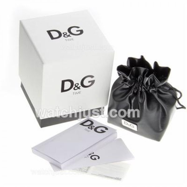 D&G High Quality Black Leather Bag Set with Instruction Manual