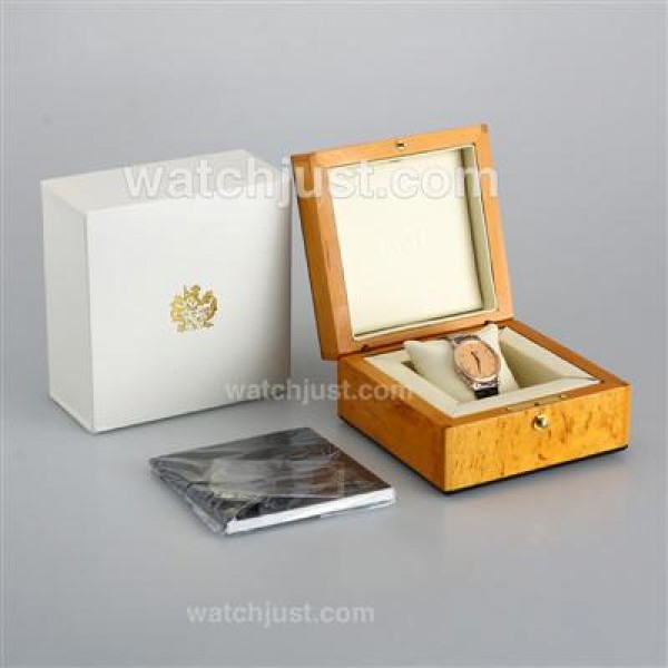 Piaget High Quality Orange Wooden Box Set with Instruction Manual
