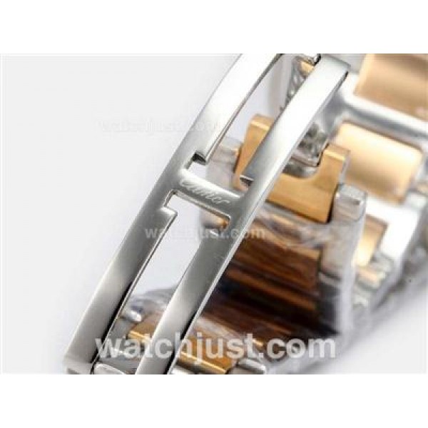 Cartier Ballon Bleu de Cartier Two Tone with White Dial-Medium Size