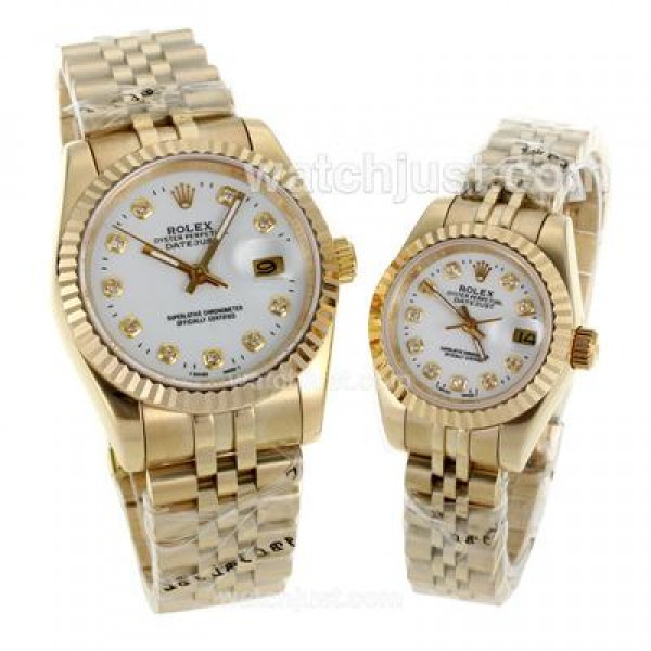 High Quality Rolex Datejust Replica Watches With White Dials Online
