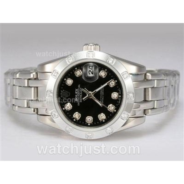 Best Quality Rolex Datejust Masterpiece Fake Watches With Black Dials For Sale