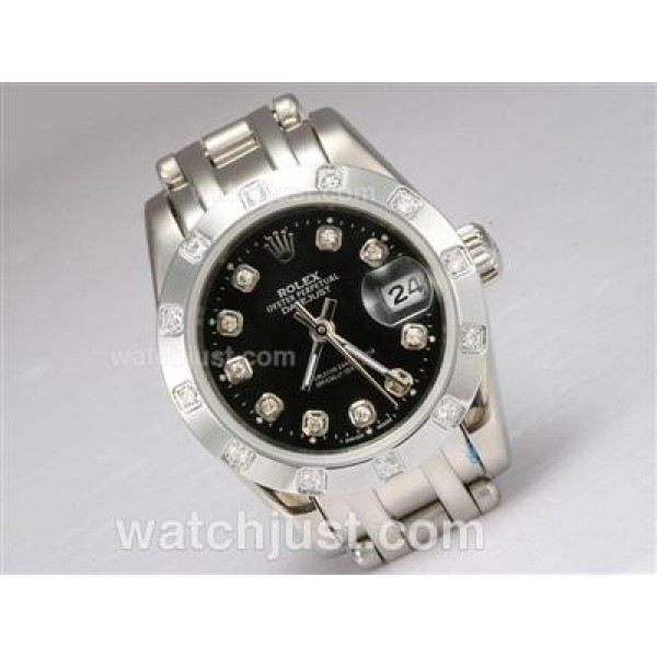 Best Quality Rolex Datejust Masterpiece Fake Watches With Black Dials For Sale