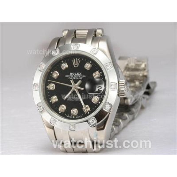 Best Quality Rolex Datejust Masterpiece Fake Watches With Black Dials For Sale