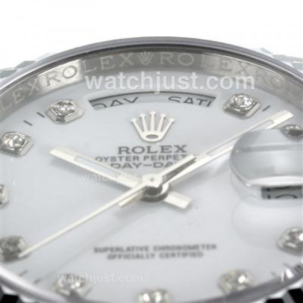 Best Quality Rolex Day-Date Replica Watches With White Dials For Sale