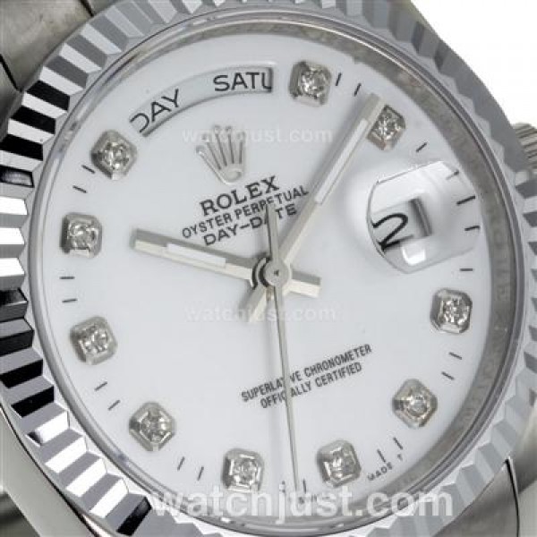 Best Quality Rolex Day-Date Replica Watches With White Dials For Sale