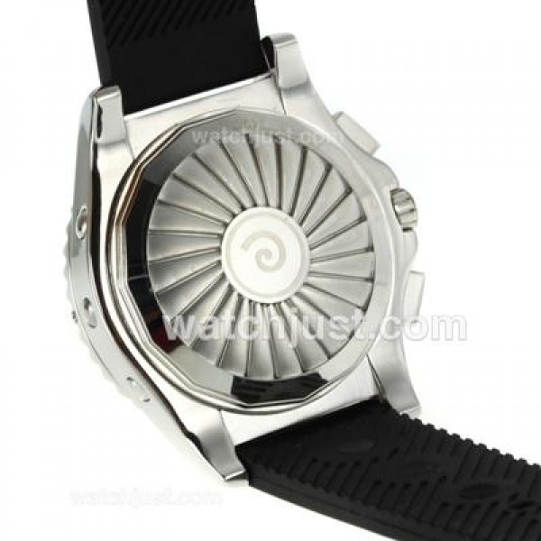 Breitling Emergency Digital Displayer PVD Bezel with Blue Dial-Rubber Strap