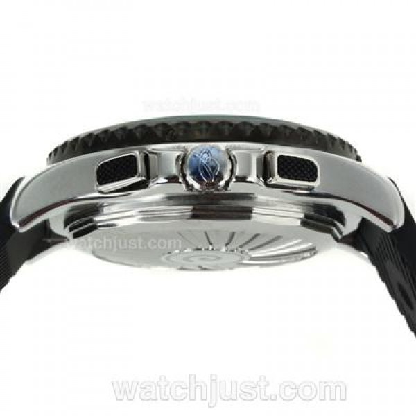 Breitling Emergency Digital Displayer PVD Bezel with Blue Dial-Rubber Strap