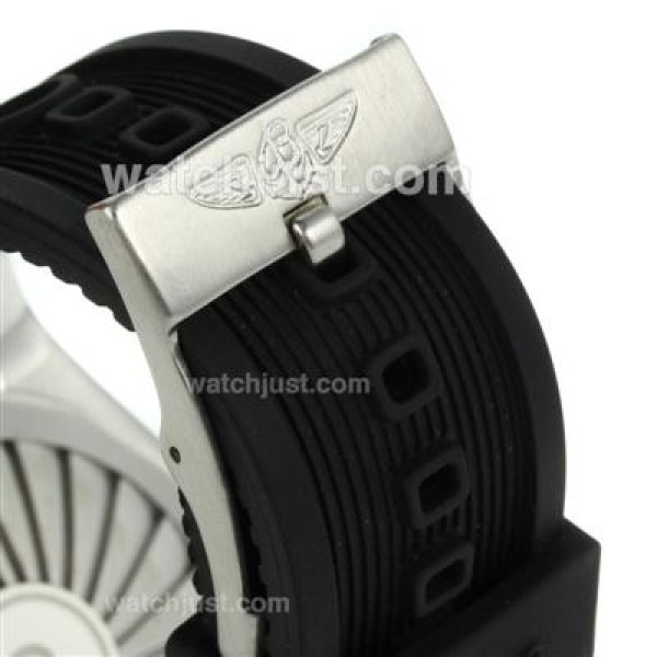 Breitling Emergency Digital Displayer PVD Bezel with Brown Dial-Rubber Strap