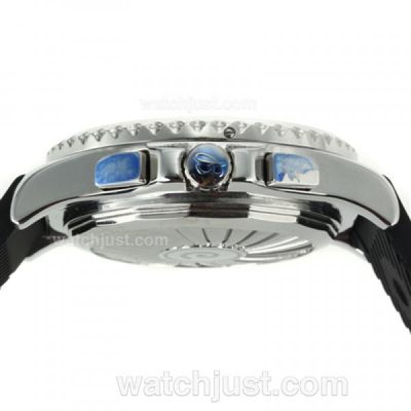 Breitling Emergency Digital Displayer with Black Dial-Rubber Strap