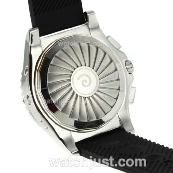 Breitling Emergency Digital Displayer with Blue Dial-Rubber Strap