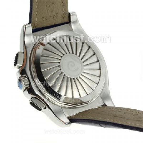 Breitling Emergency Digital Displayer with Brown Dial-Blue Leather Strap