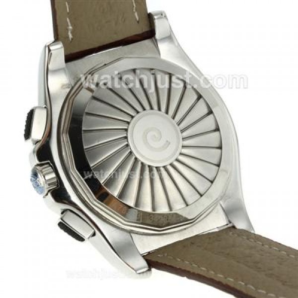 Breitling Emergency Digital Displayer with Blue Dial-Brown Leather Strap