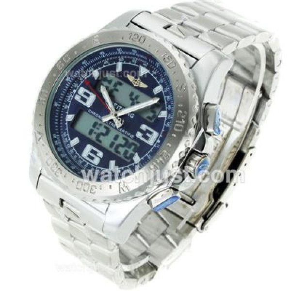 Breitling Emergency Digital Displayer with Blue Dial S/S