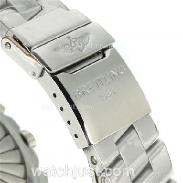 Breitling Emergency Digital Displayer PVD Bezel with White Dial S/S