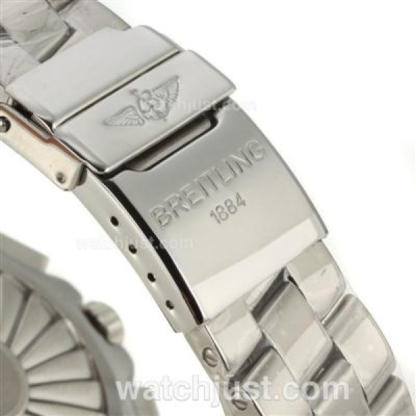 Breitling Emergency Digital Displayer with Black Dial S/S