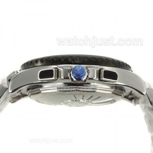 Breitling Emergency Digital Displayer PVD Bezel with Black Dial S/S