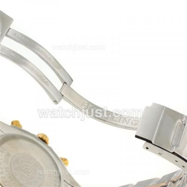 Breitling Chronomat Evolution Two Tone Automatic with Blue Dial S/S