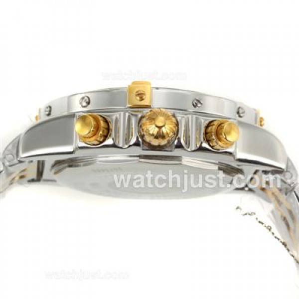 Breitling Chronomat Evolution Two Tone Automatic with Blue Dial S/S