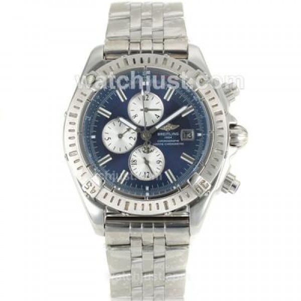 Breitling Chronomat Evolution Automatic with Blue Dial S/S