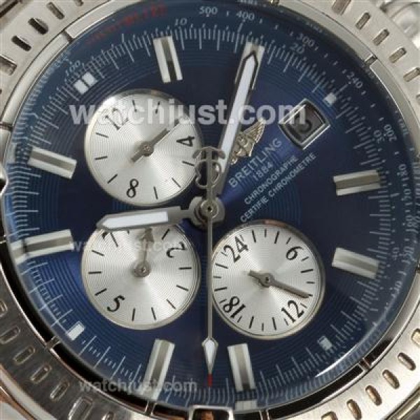 Breitling Chronomat Evolution Automatic with Blue Dial S/S