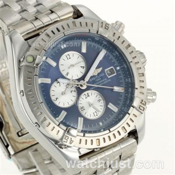 Breitling Chronomat Evolution Automatic with Blue Dial S/S