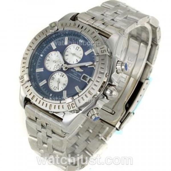 Breitling Chronomat Evolution Automatic with Blue Dial S/S