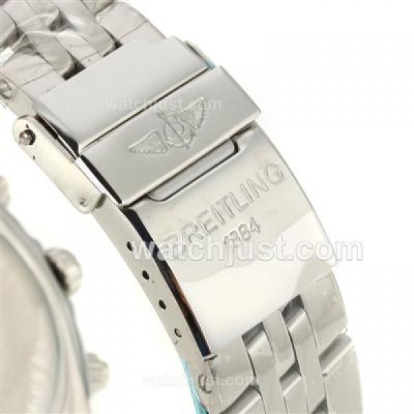 Breitling Chronomat Evolution Working Chronograph with White Dial S/S