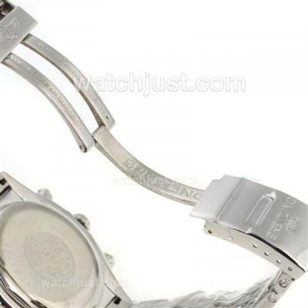 Breitling Chronomat Evolution Working Chronograph with White Dial S/S