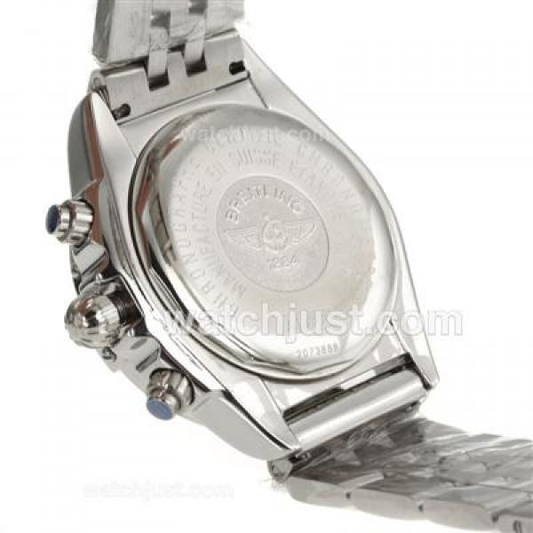 Breitling Chronomat Evolution Working Chronograph with White Dial S/S