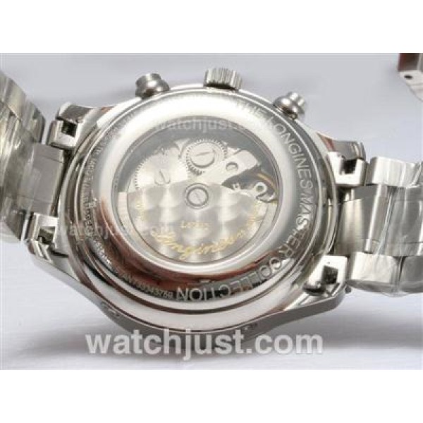 Longines Master Collection Vollkalender Perpetual Calendar Automatic Moonphase with White Dial