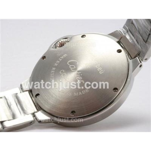 Cartier Ballon Bleu de Cartier with White Dial S/S(Gift Box is Included)