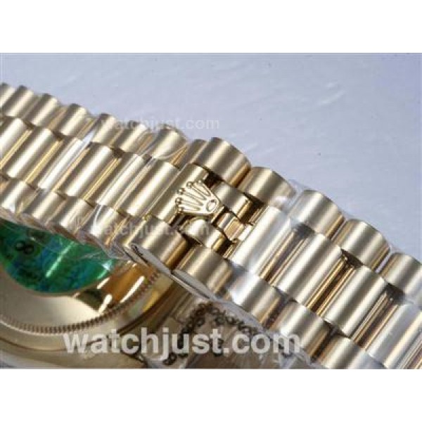 High Quality Rolex Day-Date Replica Watches With Golden Dials For Sale