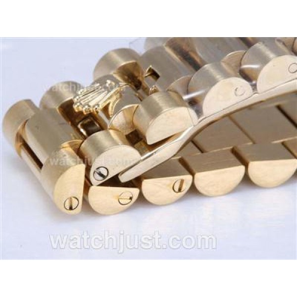 High Quality Rolex Day-Date Replica Watches With Golden Dials For Sale