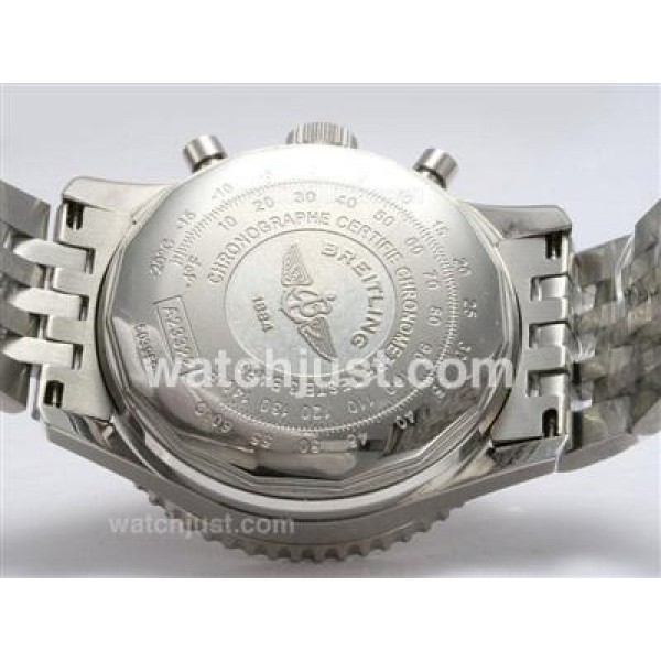 Breitling Navitimer Chronograph Swiss Valjoux 7750 Movement with Black Dial