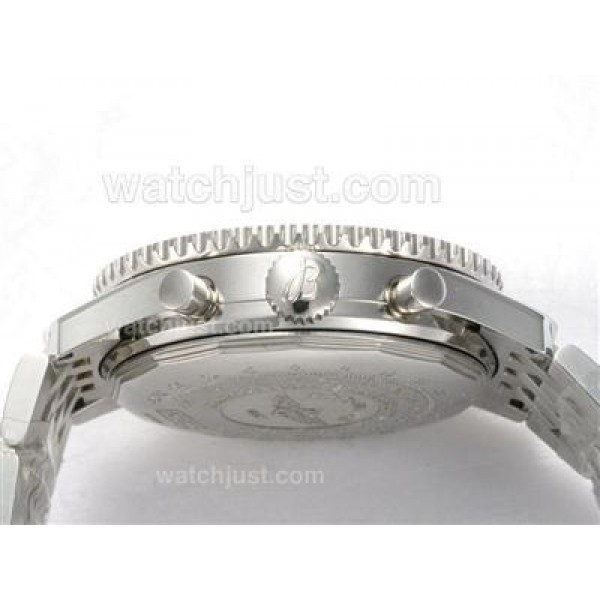 Breitling Navitimer Chronograph Swiss Valjoux 7750 Movement with Black Dial