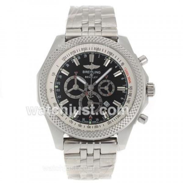 Breitling for Bentley Working Chronograph with Black Dial S/S