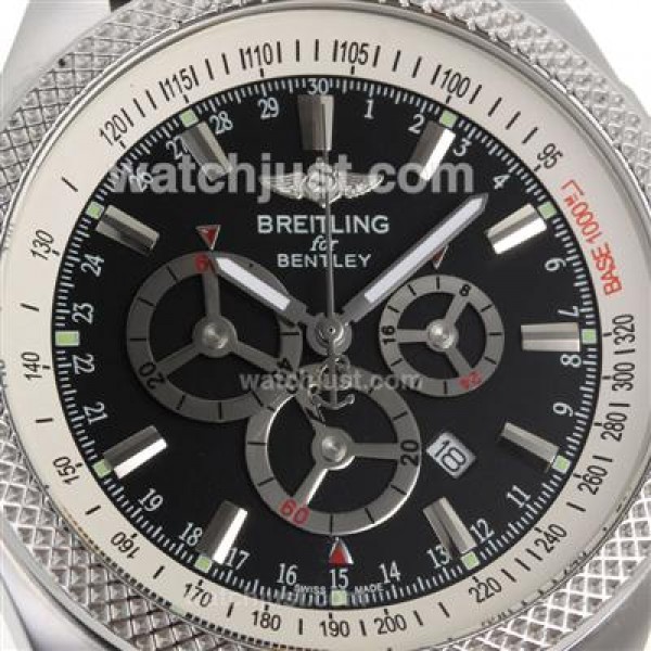 Breitling for Bentley Working Chronograph with Black Dial S/S