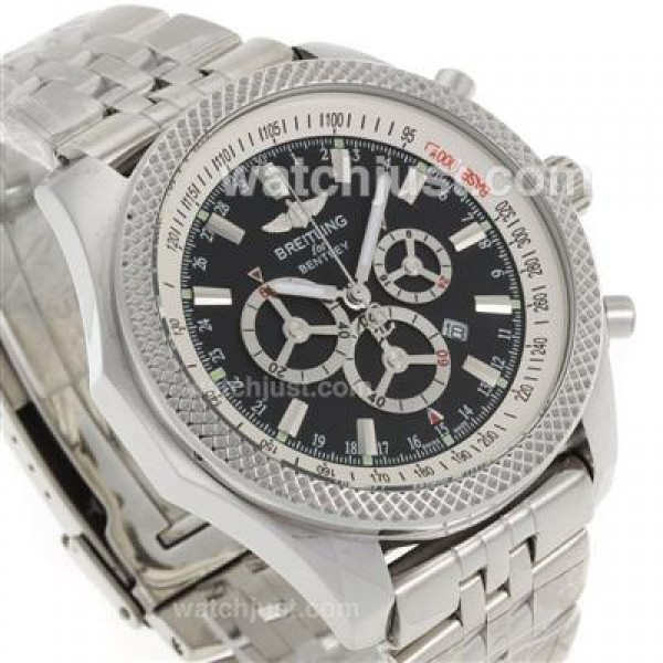 Breitling for Bentley Working Chronograph with Black Dial S/S