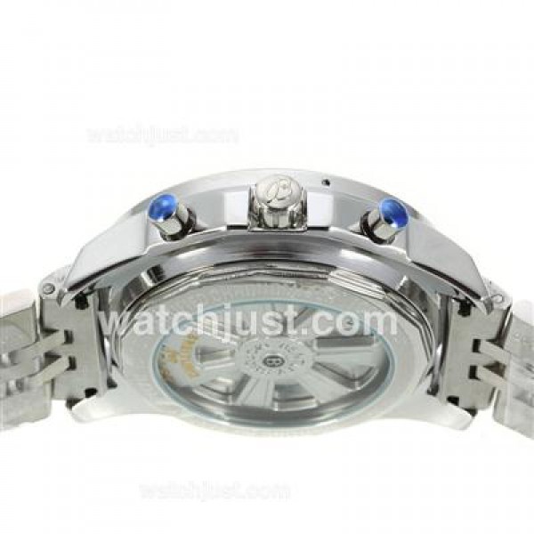 Breitling for Bentley Working Chronograph with White Dial S/S