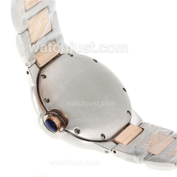 Cartier Ballon bleu de Cartier Two Tone with White Dial-Sapphire Glass