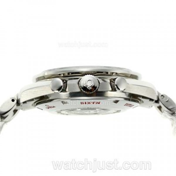 Omega Speedmaster Chronograph Swiss Valjoux 7750 Movement with Black Dial