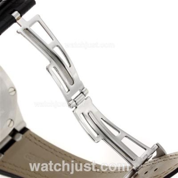Audemars Piguet Royal Oak Offshore Working Chronograph with Black Dial-Leather Strap
