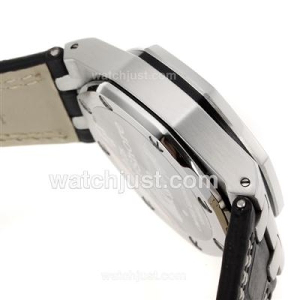Audemars Piguet Royal Oak Offshore Working Chronograph with Black Dial-Leather Strap