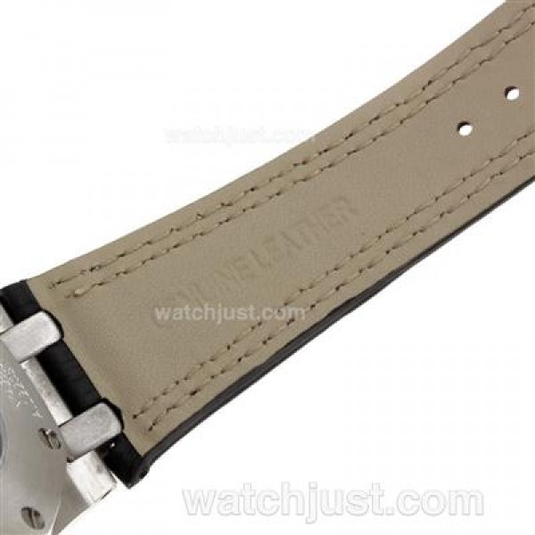 Audemars Piguet Royal Oak Automatic with Blue Dial-Leather Strap